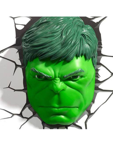 Marvel 3D LED Light Hulk Face 3D