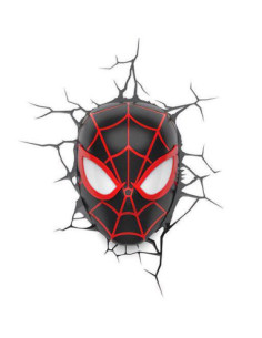 Marvel 3D LED Light Spider-Man Miles Morales Face 3D
