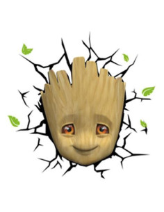 Marvel 3D LED Light Baby Groot Face 3D