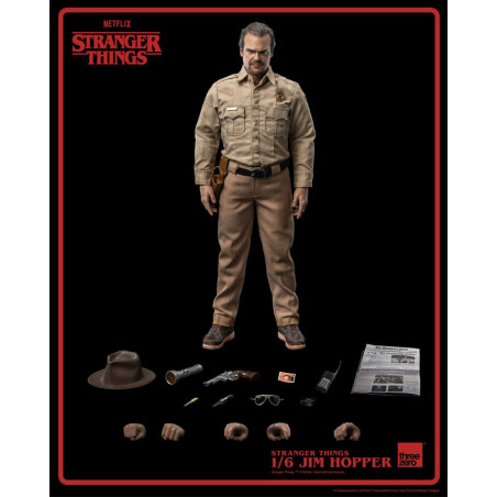 Stranger Things Action Figure 1/6 Jim Hopper (Season 1) 32 cm