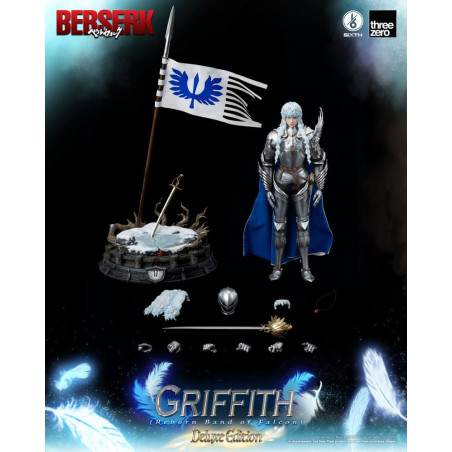 Berserk Action Figure 1/6 Griffith (Reborn Band of Falcon) Deluxe Edition 40 cm
