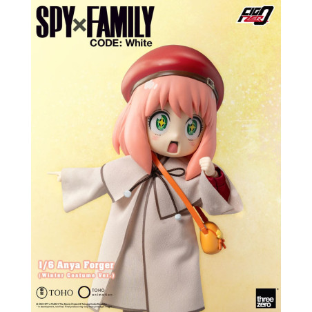Spy x Family Code: White FigZero Action Figure 1/6 Anya Forger Winter Costume Ver. 17 cm