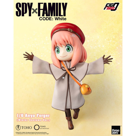 Spy x Family Code: White FigZero Action Figure 1/6 Anya Forger Winter Costume Ver. 17 cm
