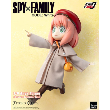 Spy x Family Code: White FigZero Action Figure 1/6 Anya Forger Winter Costume Ver. 17 cm