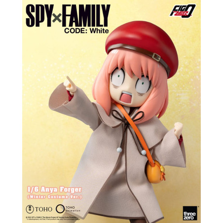 Spy x Family Code: White FigZero Action Figure 1/6 Anya Forger Winter Costume Ver. 17 cm