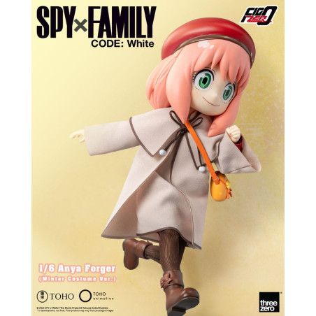 Spy x Family Code: White FigZero Action Figure 1/6 Anya Forger Winter Costume Ver. 17 cm