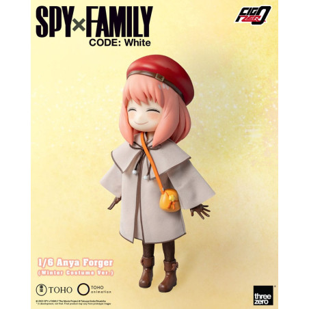 Spy x Family Code: White FigZero Action Figure 1/6 Anya Forger Winter Costume Ver. 17 cm
