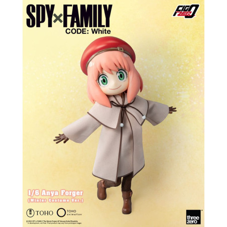 Spy x Family Code: White FigZero Action Figure 1/6 Anya Forger Winter Costume Ver. 17 cm