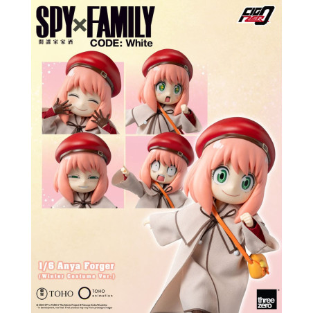 Spy x Family Code: White FigZero Action Figure 1/6 Anya Forger Winter Costume Ver. 17 cm