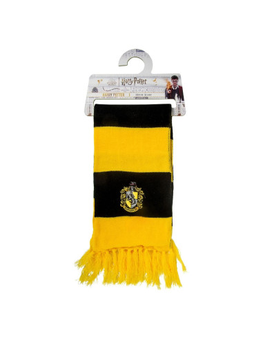 Harry Potter Scarf Hufflepuff Bold Stripes (Hanger) 160 cm