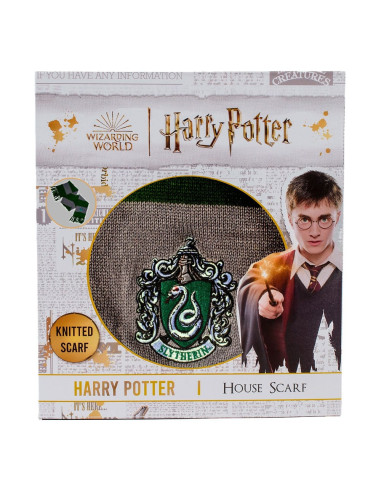 Harry Potter Scarf Slytherin Bold Stripes (Boxed) 160 cm