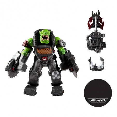 PiXELATOY - Ork Meganob with Buzzsaw. Warhammer 40k. McFarlane