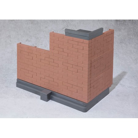 PiXELATOY - Brick Wall Brown Version. Tamashii Option. Bandai Tamashii Nations