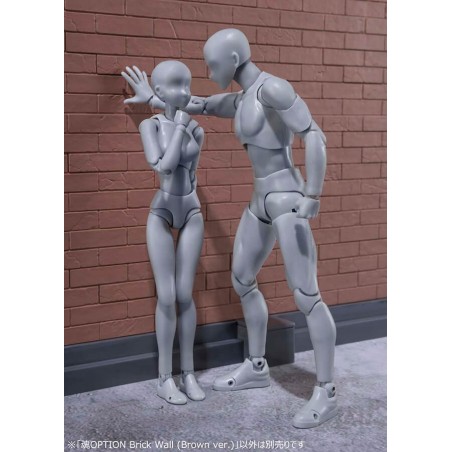 PiXELATOY - Brick Wall Brown Version. Tamashii Option. Bandai Tamashii Nations