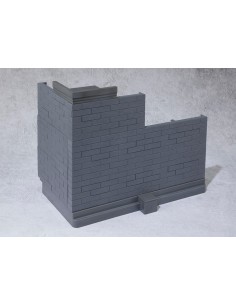 PiXELATOY - Brick Wall Grey Version. Tamashii Option. Bandai Tamashii Nations
