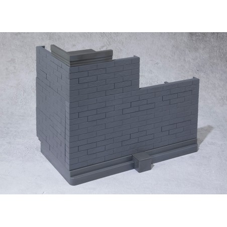PiXELATOY - Brick Wall Grey Version. Tamashii Option. Bandai Tamashii Nations