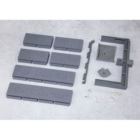 PiXELATOY - Brick Wall Grey Version. Tamashii Option. Bandai Tamashii Nations