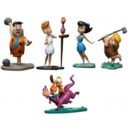 PiXELATOY - The Flintstones 1/10. Art Scale Statues. Iron Studios